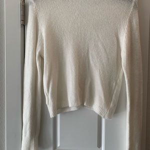 Vici Cream Cropped Sweater